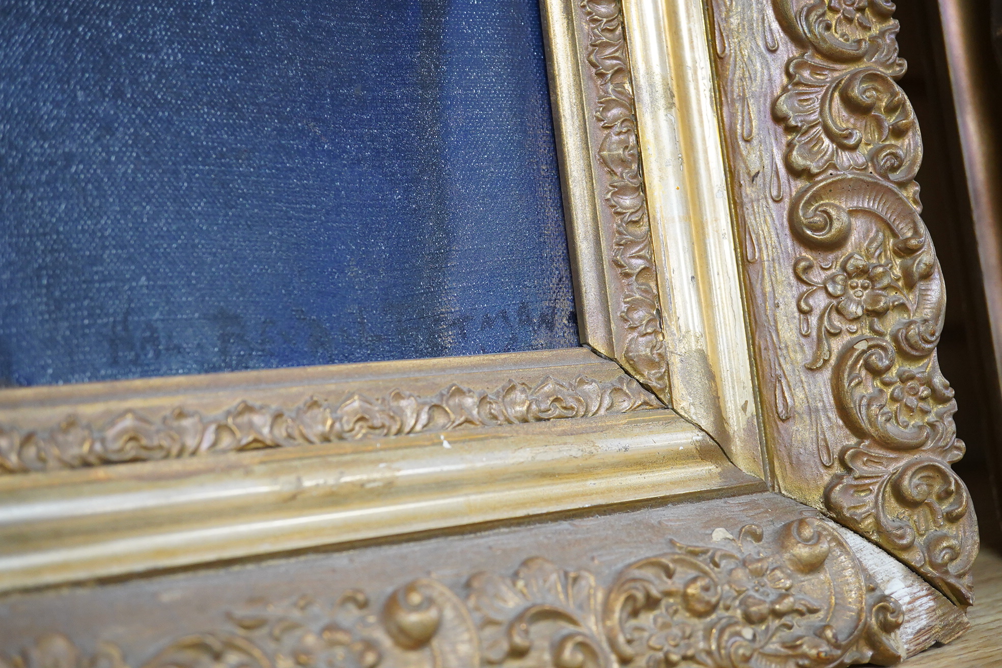 Hal Bevan-Petman (Scottish, 1894-1980), Portrait of a military officer and a companion portrait of a lady, two oil on canvases, both signed, largest 59 x 43cm